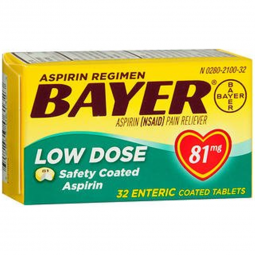 Bayer Bayer 31284306132-Bayer Low Dose Aspirin, Pain Relief (BT) - Bayer Low Dose Aspirin