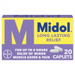 Midol Bayer 31284357122-Midol Long Lasting Relief Caplets, Pain Relief (BT) - Midol Long Lasting Rel