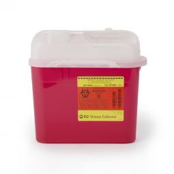 BD Gardian BD 305443-BD Sharps Container, 5.4 Quart, 11-7/10 x 16-3/5 x 4-1/2 Inch, Receptacles (CS)