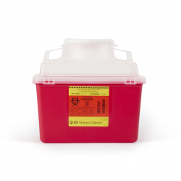 BD BD 305464-BD Multi-purpose Sharps Container, 11-1/2 x 12-4/5 x 8-4/5 Inch, 3.5 Gallon, Receptacle