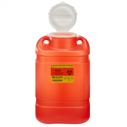 BD BD 305491-BD 1-Piece Sharps Container, 5 Gallon, 14 x 7-1/2 x 10-1/2 Inch, Receptacles (CS)