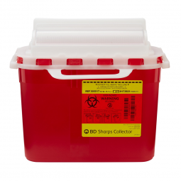 BD BD 305517-BD Sharps Container, 5.4 Quart, 12 x 12 x 4-4/5 Inch, Receptacles (CS) - BD Sharps Cont