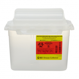 BD BD 305551-BD Sharps Container, 5.4 Quart, 12 x 12 x 4-4/5 Inch, Receptacles (CS) - BD Sharps Cont