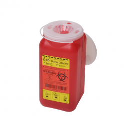 BD BD 305557-BD Red Sharps Container, 1.4 Quart, 7 x 3 x 3 Inch, Receptacles (CS)