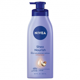 Nivea Shea Daily Moisture Beiersdorf 07214001243-NIVEA Shea Nourish Body Lotion, 16.9 oz., Moisturiz