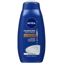 Nivea Nourishing Beiersdorf 07214002611-Nivea Nourishing Body Wash with Nourishing Serum, 20 oz., So