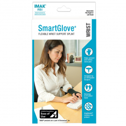 IMAK RSI SmartGlove Brownmed A20126-IMAK SmartGlove Wrist Splint, Medium, Wrist, Hand & Finger Suppo