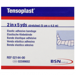 Tensoplast BSN Medical 02599002-Tensoplast No Closure Elastic Adhesive Bandage, 2 Inch x 5 Yard, Com