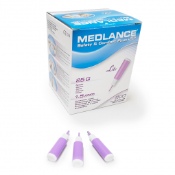 Medlance Cambridge Sensors USA 925-25-Medlance Plus Safety Lancet, Lancets (BX) - Medlance Plus Safe