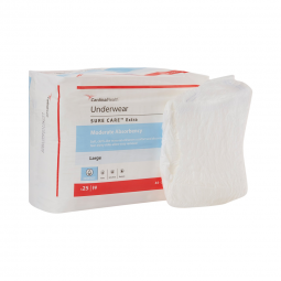 Simplicity Extra Cardinal 1845R-Simplicity Extra Moderate Absorbent Underwear, Large, Adult Briefs &