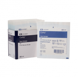 Curity Cardinal 2187-Curity Sterile USP Type VII Gauze Sponge, 4 x 4 Inch, Sponges & Pads (CS)