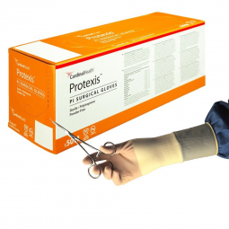Protexis PI Cardinal 2D72PT85X-Protexis PI Polyisoprene Surgical Glove, Size 8.5, Ivory, Exam Gloves