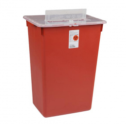Sharps-A-Gator Cardinal 31143665-Sharps-A-Gator Multi-purpose Sharps Container, 10 Gallon, 15 x 21