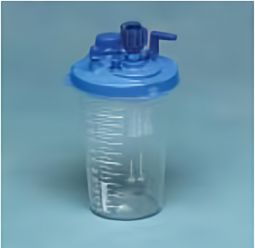 Medi-Vac Guardian Cardinal 65651-100-Medi-Vac Guardian Rigid Suction Canister, 1200 mL, Suction Cani