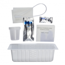 Kenguard Cardinal 75000-Dover Open Intermittent Urethral Catheter Tray, BZK, Catheter & Bag Kits & T