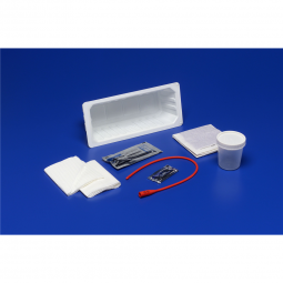 Kenguard Cardinal 75005-Dover Intermittent Catheter Tray, Red Rubber, Catheter & Bag Kits & Trays (C