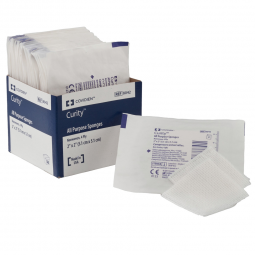 Curity Cardinal 8043-Curity Sterile Nonwoven Sponge, 3 x 3 Inch, Sponges & Pads (BX)