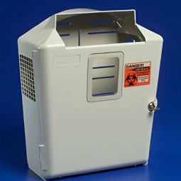 In-Room Cardinal 85301H-In-Room Sharps Collector Cabinet, 17 H x 6 D x 14 W Inch, Brackets & Cabi
