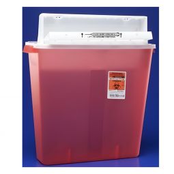 SharpStar In-Room Cardinal 8541SA-SharpStar In-Room Multi-purpose Sharps Container, 4 Gallon, 18 x 
