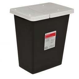 SharpSafety Cardinal 8607RC-SharpSafety RCRA Waste Container, 8 Gallon, 17-3/4 x 11 x 15-1/2 Inch, R