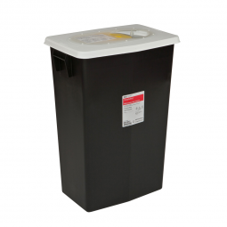 SharpSafety Cardinal 8618RC-SharpSafety RCRA Waste Container, 18 Gallon, 26 x 12 x 18 Inch, Trash 
