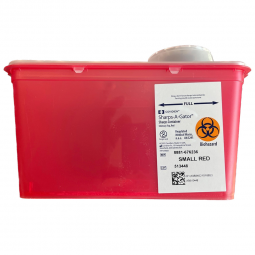 Monoject Cardinal 8881676236-Monoject Multi-purpose Sharps Container, 1 Gallon, 7 x 6 x 10 Inch, T