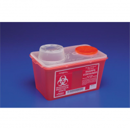 Monoject Cardinal 8881676434-Monoject Multi-purpose Sharps Container, 3-1/2 Gallon, 17-7/10 x 6 x 1