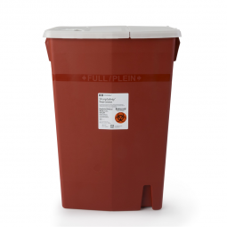SharpSafety Cardinal 8991-SharpSafety Multi-purpose Sharps Container, 18 Gallon, 26 x 18 x 12 Inch