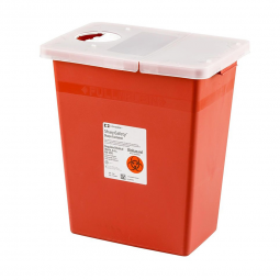 SharpSafety Cardinal 8998-SharpSafety Multi-purpose Sharps Container, 18 Gallon, 26 x 18-1/4 x 12-3/