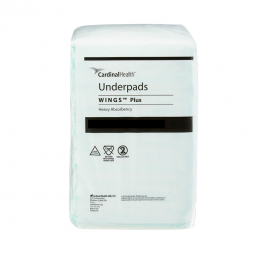 Wings Plus Cardinal 968-Wings Plus Underpads, Disposable, Heavy Absorbency, Beige, 36 X 36 Inch, Und