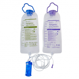 Kangaroo OMNI Cardinal B10FF-Enteral Feeding Pump Flush Bag Set Kangaroo OMNI 1000 mL NonSterile, Fe