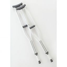 Cardinal CA901YTH-Underarm Crutches Youth 4 Foot 6 Inch to 5 Foot 2 Inch User Height Aluminum Frame 