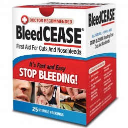 BleedCEASE CAT-BC-25 Nosebleed Treatment Bleed, Hemostatic Agents (CS)