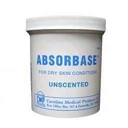 Absorbase Carolina Medical Products 46287050704-Hand & Body Moisturizer Absorbase 4 oz. Jar Unscente