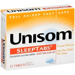 Unisom Chattem 41167000609-Unisom Doxylamine Succinate Sleep Aid, Sleep Aids (BT) - Unisom Doxylamin
