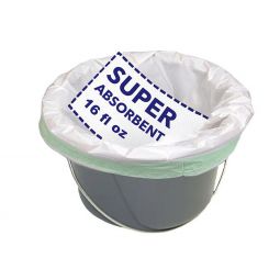 CareBag Cleanis-7831738RET Commode Liners with Super-Absorbent Pad, pack of 20