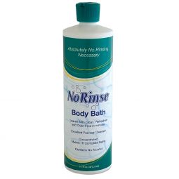 No Rinse Body Bath CleanLife Products 07524400910-No-Rinse Rinse-Free Concentrated Body Wash 16 oz.,