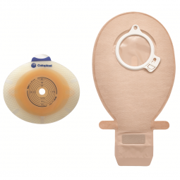 SenSura Click Coloplast 10023-SenSura Ostomy Barrier With 1 3/8 Inch Stoma Opening, 2-Piece Skin Bar