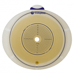 Sensura Flex Coloplast 10108-SenSura Flex Ostomy Barrier With 3/8-3 Inch Stoma Opening, 2-Piece Ski
