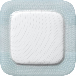 Biatain Silicone Coloplast 33434-Biatain Silicone Adhesive with Border Silicone Foam Dressing, 3 x 3