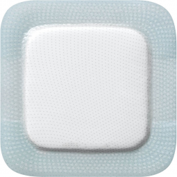 Biatain Silicone Coloplast 33438-Biatain Silicone Adhesive with Border Silicone Foam Dressing, 7 x 7