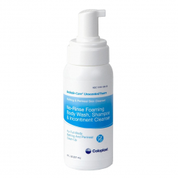 Bedside-Care Coloplast 67146-Bedside-Care Rinse-Free Shampoo & Body Wash, 8.1 oz Pump Bottle, Unscen