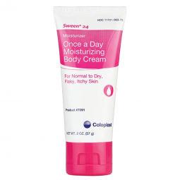 Sween 24 Coloplast 7091-Sween 24 Hand & Body Moisturizer, Unscented, CHG Compatible Cream, 2 oz, Moi