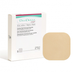 DuoDERM CGF ConvaTec 187661-DuoDerm CGF Hydrocolloid Dressing, 6 x 6 inch, Hydrocolloids (BX)