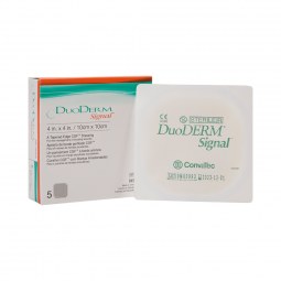 DuoDERM Signal ConvaTec 403326-DuoDerm Signal Hydrocolloid Dressing, 4 x 4 Inch, Hydrocolloids
