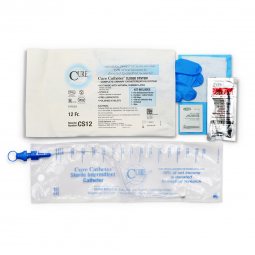 Cure Catheter Closed System ConvaTec CS12-Cure Catheter Intermittent Catheter Kit, 12 Fr., Catheter 