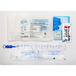 Cure Catheter Closed System ConvaTec CS14-Cure Catheter Intermittent Catheter Kit, 14 Fr., Catheter 