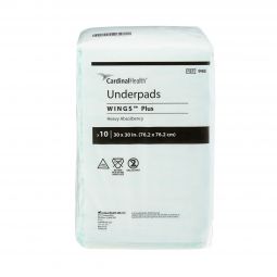 Covidien 948 Wings Fluff & Polymer Underpad-30"x30"-100/Case
