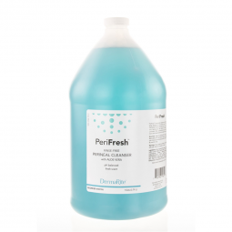 PeriFresh DermaRite Industries 00196-PeriFresh Aloe Fruit Scent No-Rinse Perineal Wash, 1 gallon Jug
