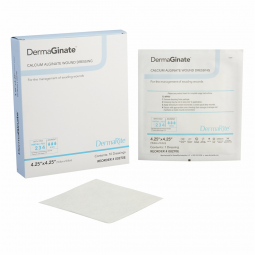 DermaGinate DermaRite Industries 00270E-DermaGinate Alginate Dressing, 4-1/4 x 4-1/4 Inch, Alginates